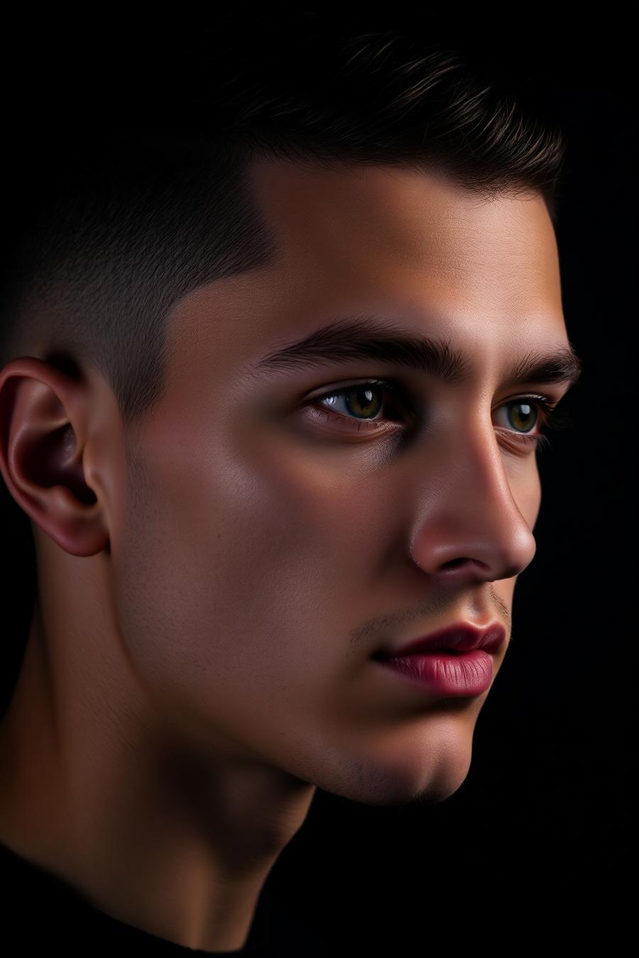 Skin fade haircut finished at VSN CUTZ