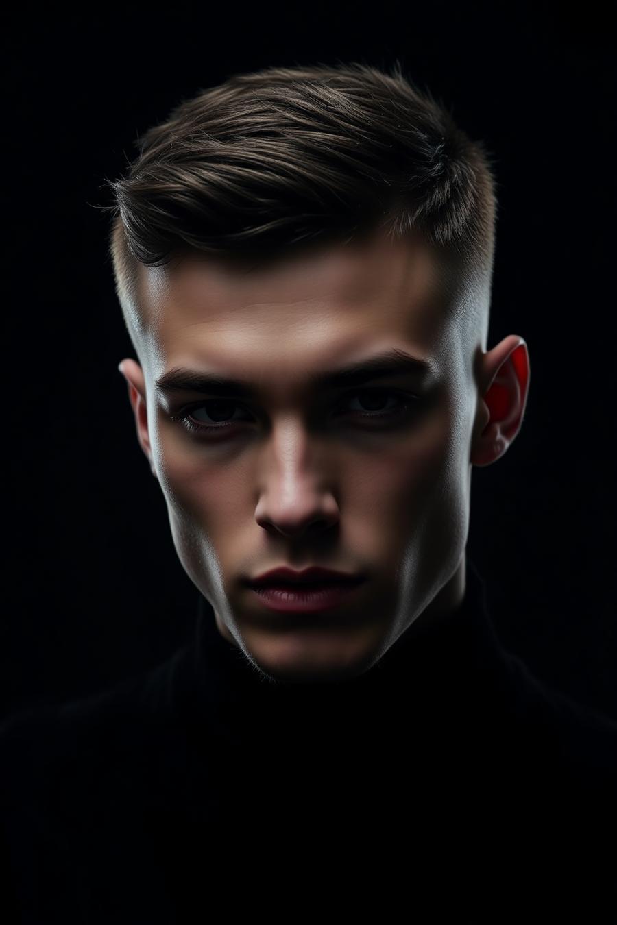 Textured crop with a clean line up